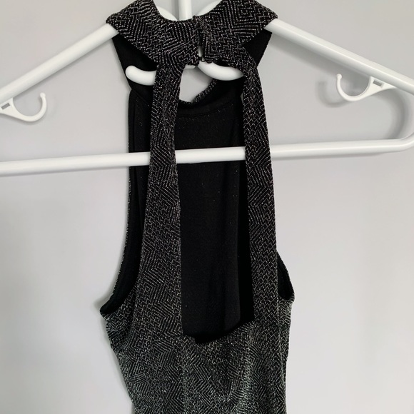 Forever 21 High Neck Shimmery Top (XS) - Picture 3 of 4